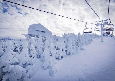 Snow Coats Everything at Cannon Mountain